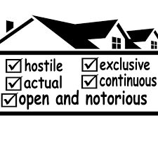 Adverse Possession